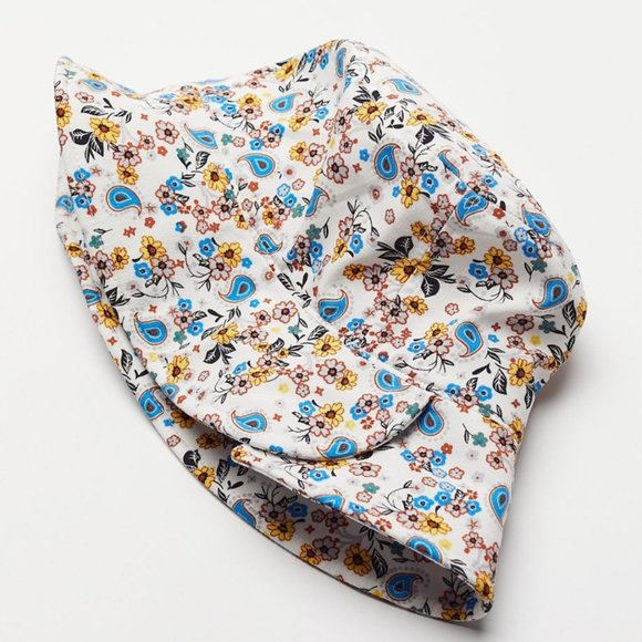 ⭐️🌻 Rosie Floral Boho Paisley Street Street Hipster Hippie Farm Deco Bucket Hat - Picture 1 of 3